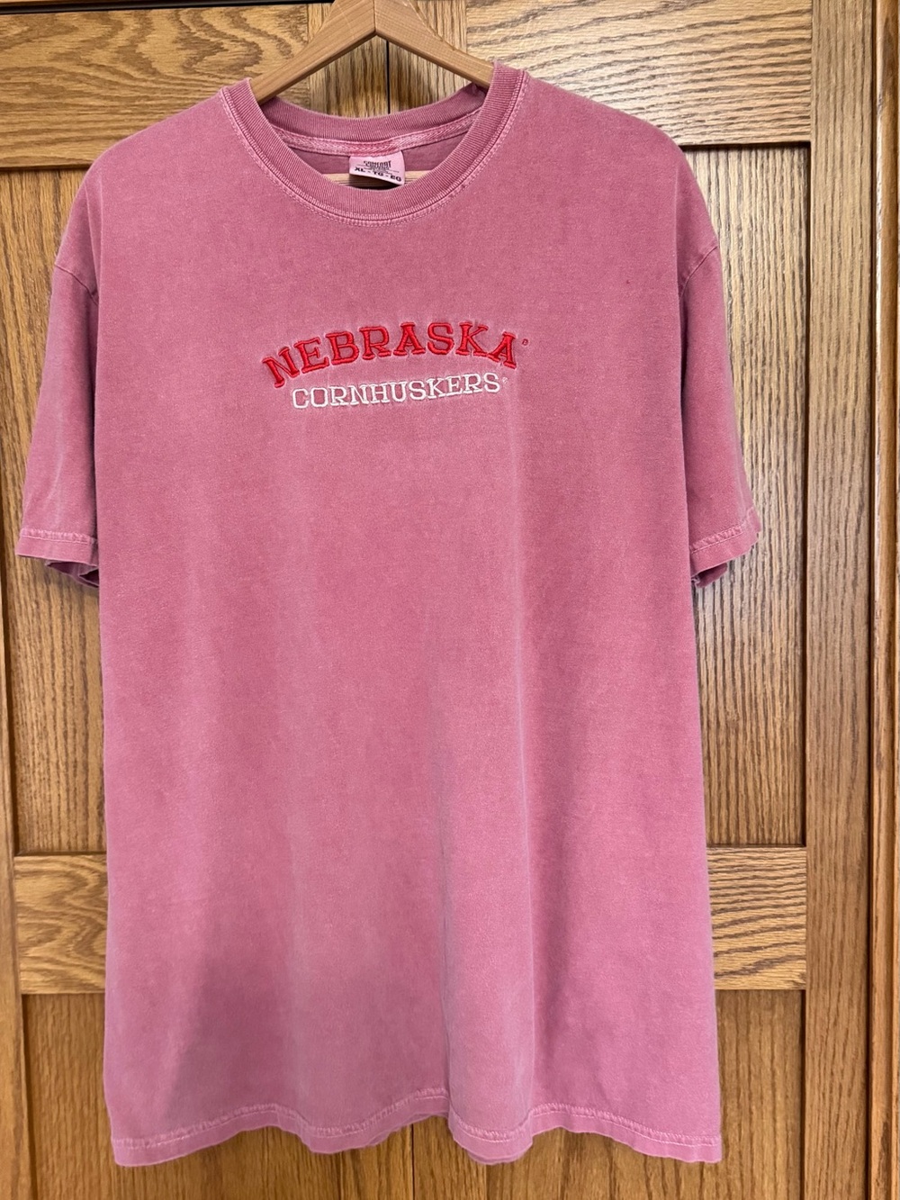 Comfort Colors Red Nebraska Cornhuskers Short Sleeve Tee